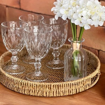 Jogo com 6 Taças de Cristal 330ml Diamond