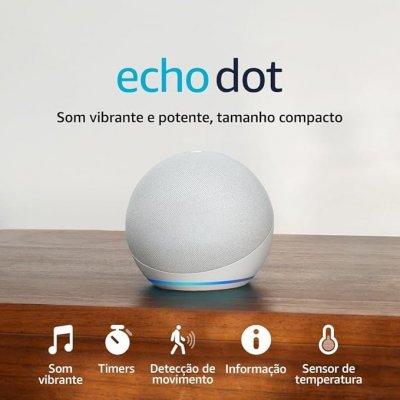 Echo Dot Smart Speaker com Alexa - Branca