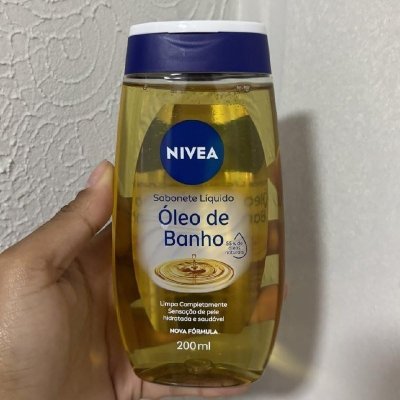 🧴 NIVEA Sabonete Líquido Óleo de Banho 200ml