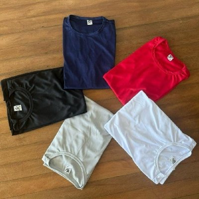 Kit com 5 Camisetas Tech Dry Fit Moda Veronz