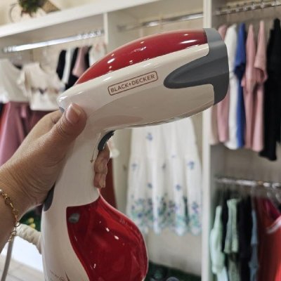 🧥 BLACK+DECKER Vaporizador de Roupas Portátil 1200W 110V
