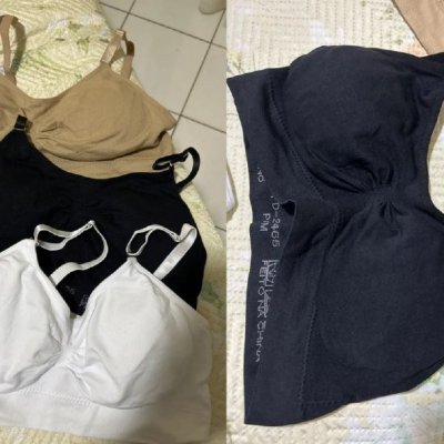 Kit 3 Top Sutiã Sem Costura Com Alça Ajustável