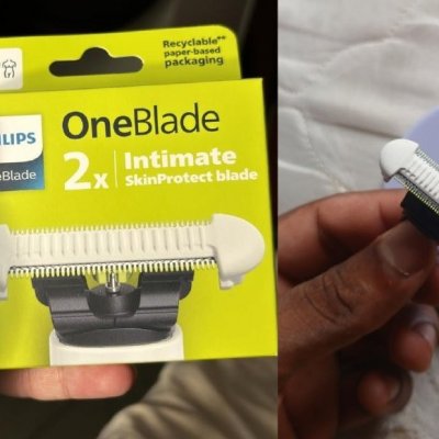 Lâminas de Reposição Philips OneBlade Intimate - 2 unidades