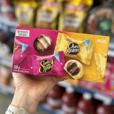Caixa Sonho de Valsa e Ouro Branco Sortidos 220g