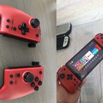 Controle Ergonômico Hori Nintendo Switch Split Pad Pro - Vermelho