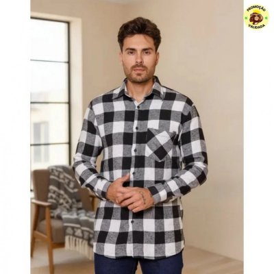 Camisa Xadrez Flanela Masculina Manga Longa Junina Ful