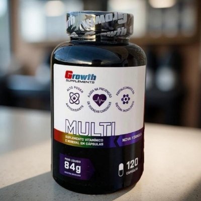 Multivitamínico 120 Cáps. Growth Supplements