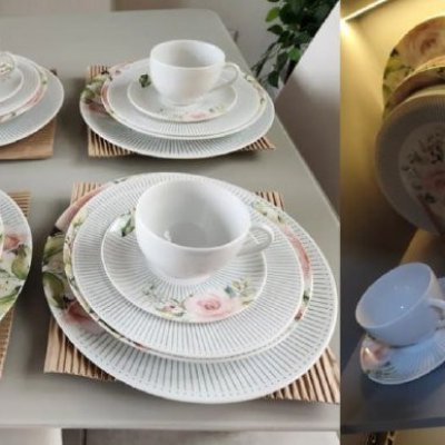 Aparelho De Jantar Tramontina Ornatta 20 Peças Branco