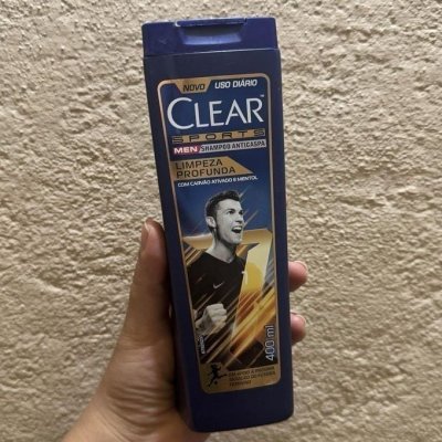 Clear Sports Men Shampoo Anticaspa Limpeza Profunda 400mL