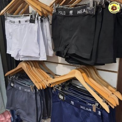 Kit 10 Cuecas Masculinas Boxer Microfibra Polo Wear Sortido
