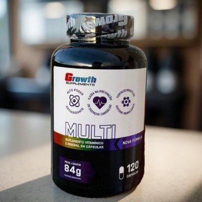 Multivitamínico 120 Cáps. Growth Supplements