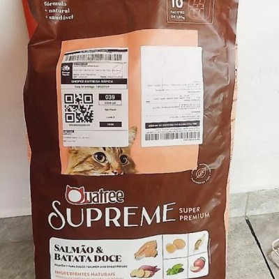 Ração Quatree 10kg Gato Castrado Salmão