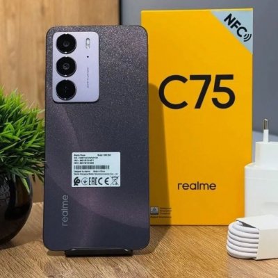CELULAR SUPER RESISTENTE Realme C75 4G, 256GB, 8GB RAM, Bateria 6.000 mAh