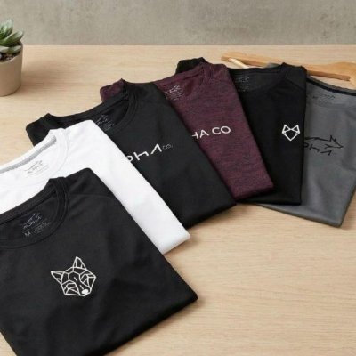 Kit C/ 6 Camisetas Alpha