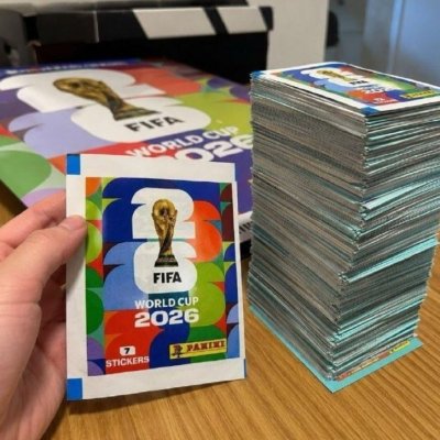 ⚽️ Kit com 50 Envelopes (350 Figurinhas) Copa do Mundo 2026 Panini