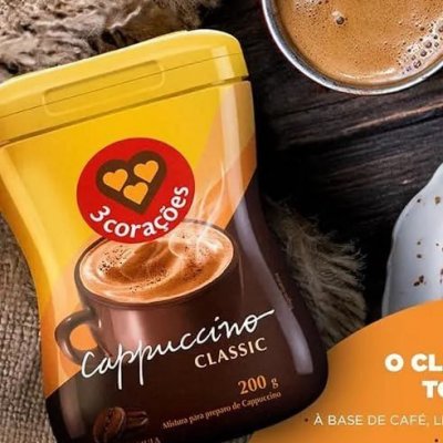Café Cappuccino 3Corações Classic - 200G