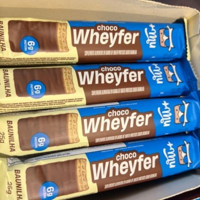 Mu Chocowheyfer Proteico Sabor Baunilha 12 unidades 300g