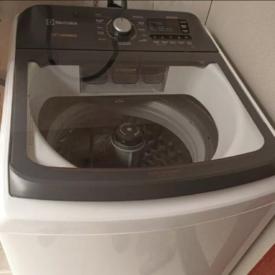 Máquina de Lavar Electrolux 15kg Premium Care com Cesto Inox