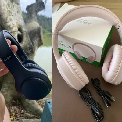 Fone De Ouvido Headphone Dapon H02d Bluetooth 5.1 Over-ear - Opções de Cores