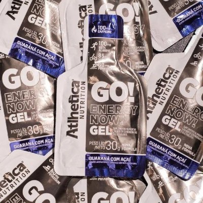 Pack 10 Sachês Energy Now Gel Atlhetica Nutrition GO! 30g