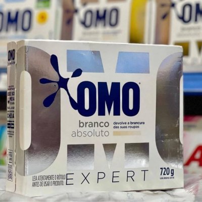 Lava-Roupas em Pó Roupas Brancas Omo Expert 720g