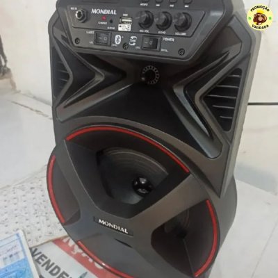 Caixa De Som Amplificada Bluetooth 250w Cm250 Cor Preto Mondial 127/220v