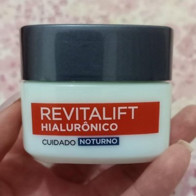 Creme Facial Anti-idade L'Oréal Paris Revitalift Hialurônico Noturno