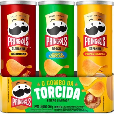 Salgadinho Pringles Tripack Festa do Futebol