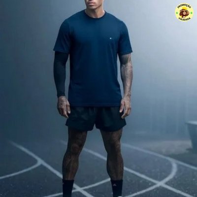 Kit 8 Camisas Sandrini Dry-Fit Masculina Caminhada Academia