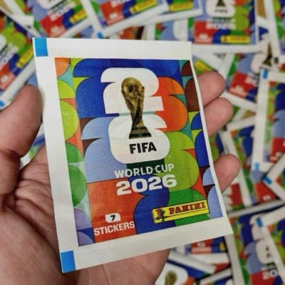 Kit com 100 Envelopes Copa do Mundo 2026 Panini