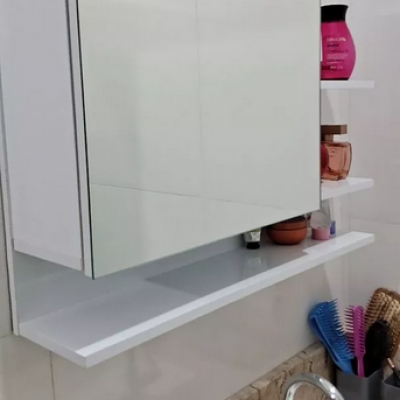 Armário Espelheira com Porta Cleo - Cores