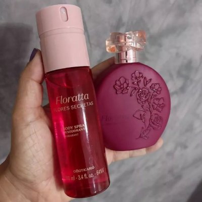 Combo Floratta Flores Secretas 75ml + Red Body Spray Desodor