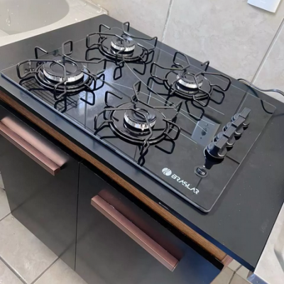 Cooktop Braslar Pop Gás 4 Bocas Bivolt