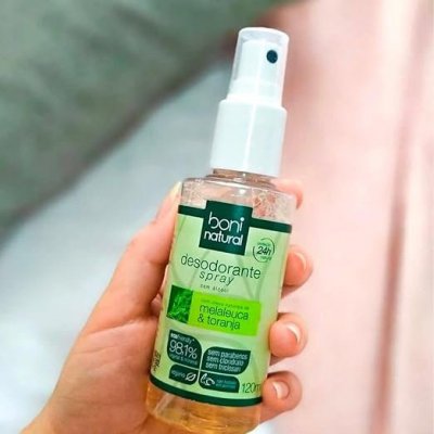 Desodorante Natural e Vegano com Óleos Essenciais de Melaleuca e Toranja