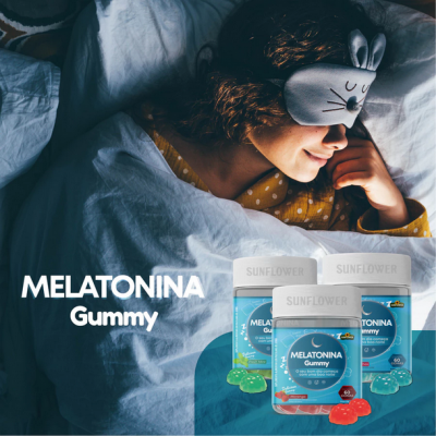 Melatonina Gummy 210mcg 60 gomas