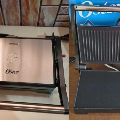 Mini Grill Oster Inox 2 em 1 1000w