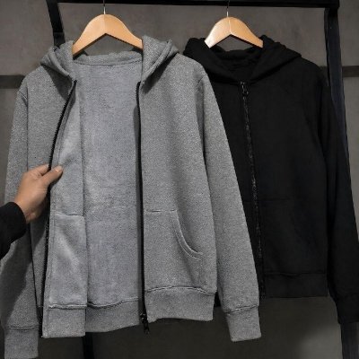 Kit com 2 Moletons com Capuz e Zíper