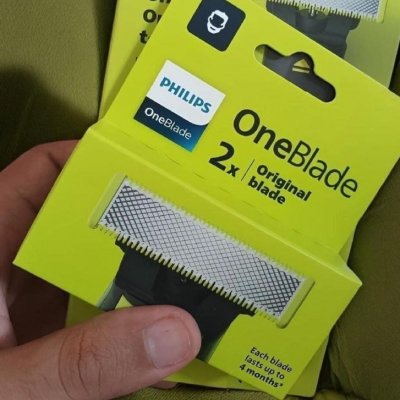 2 Lâminas de Reposição Philips OneBlade