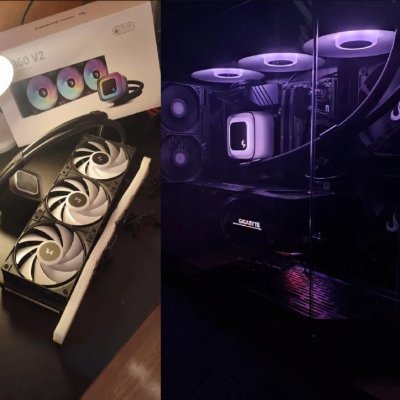 💧 Watercooler Deepcool Le360 V2 Argb Preto 360mm