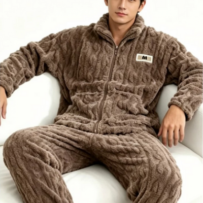 Moletom Masculino Peluciado Conjunto Zíper