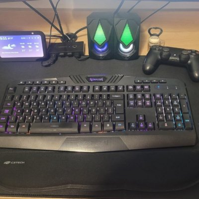 Teclado Membrana Gamer Redragon Harpe Wireless