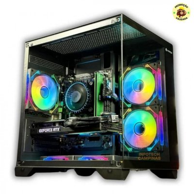 🎮 PC Gamer Aquario Intel i5-12400 RTX 4060 16GB SSD 500GB Win11