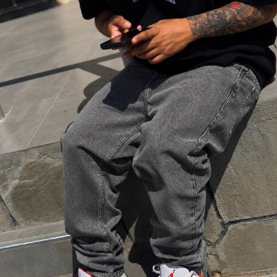 Calça Balão Jeans Streetwear Larga Bag