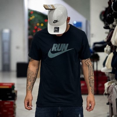 Camiseta Dri-fit Nike Run Swoosh 3 cores
