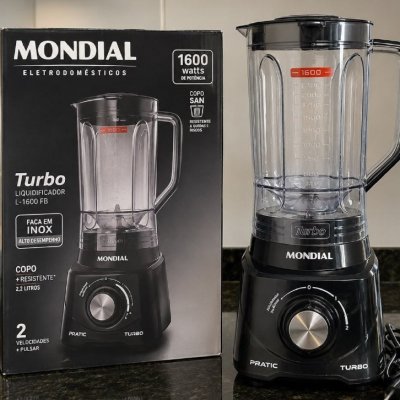 Liquidificador Pratic Turbo III Mondial 550W
