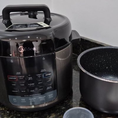 Panela de Pressão Elétrica 5L NutriPro Inox Midea