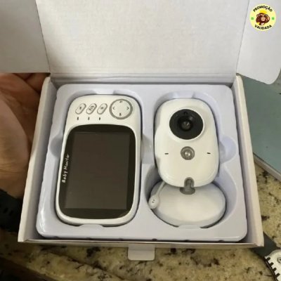 Baba Eletrônica Baby Monitor Visão Noturna Dual Audio Branco G.eye 127/220v
