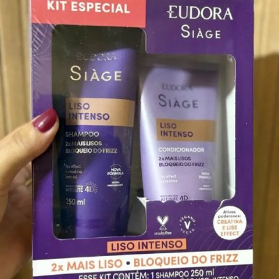Kit Promopack Siàge Liso Intenso Shampoo 250ml + Condicionador 125ml