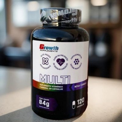 Multivitamínico 120 Cáps Growth Supplements