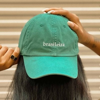 Boné Brasileira Aba Curva Bordado